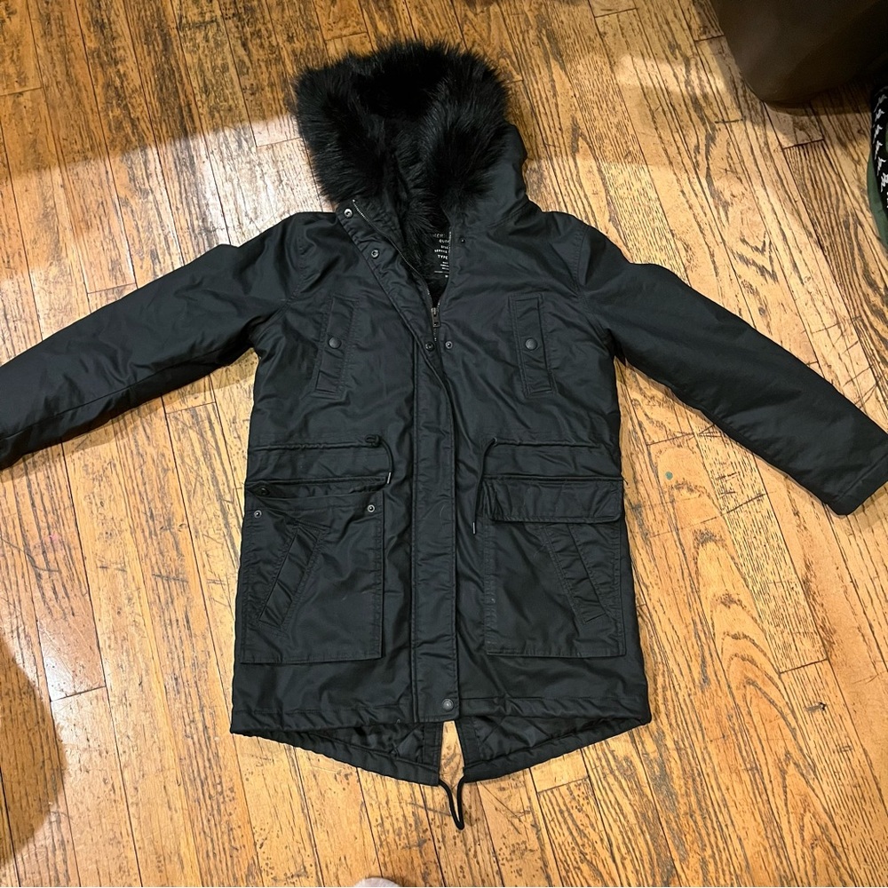 Black Long Winter Jacket